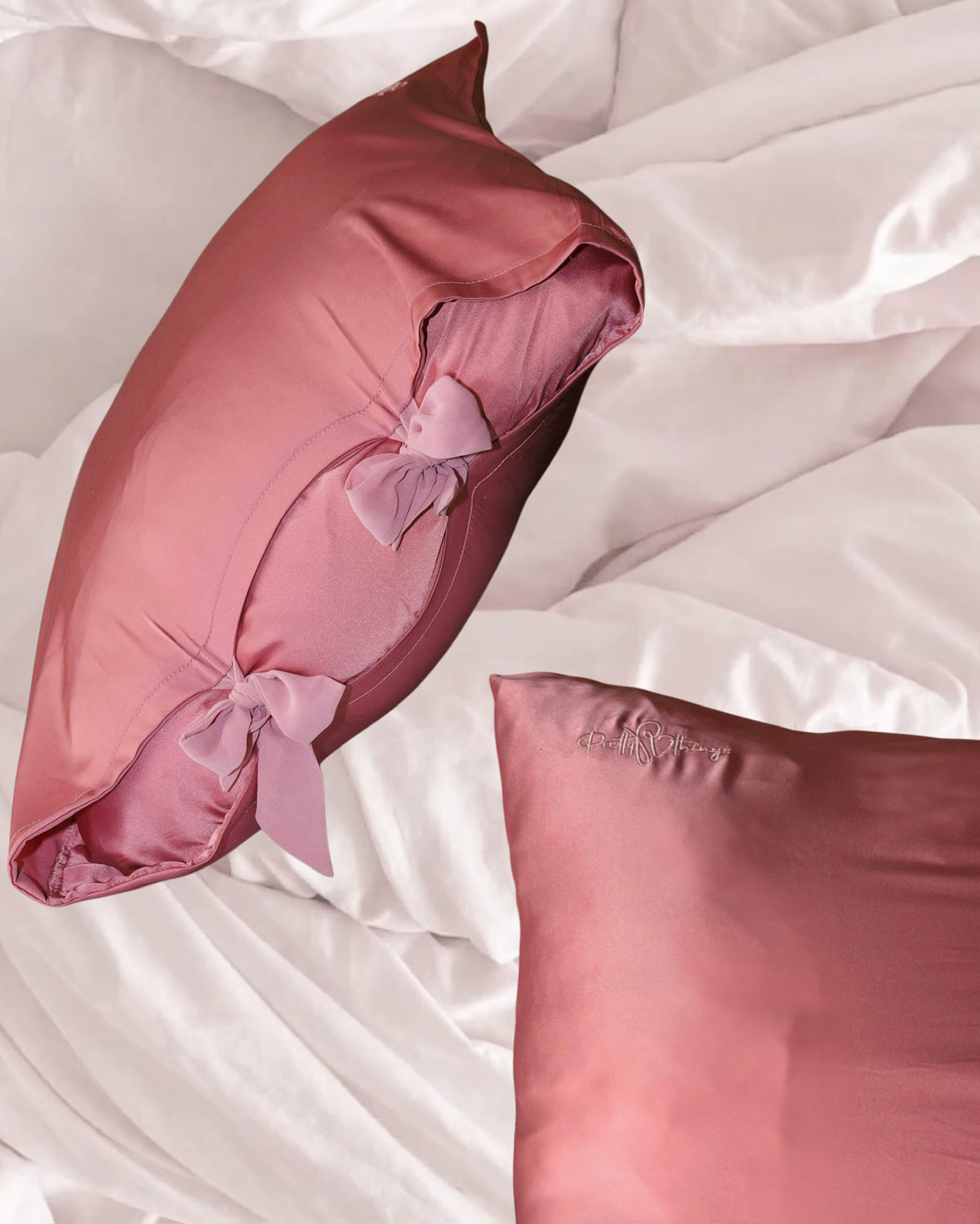 pretty silk pillowcase