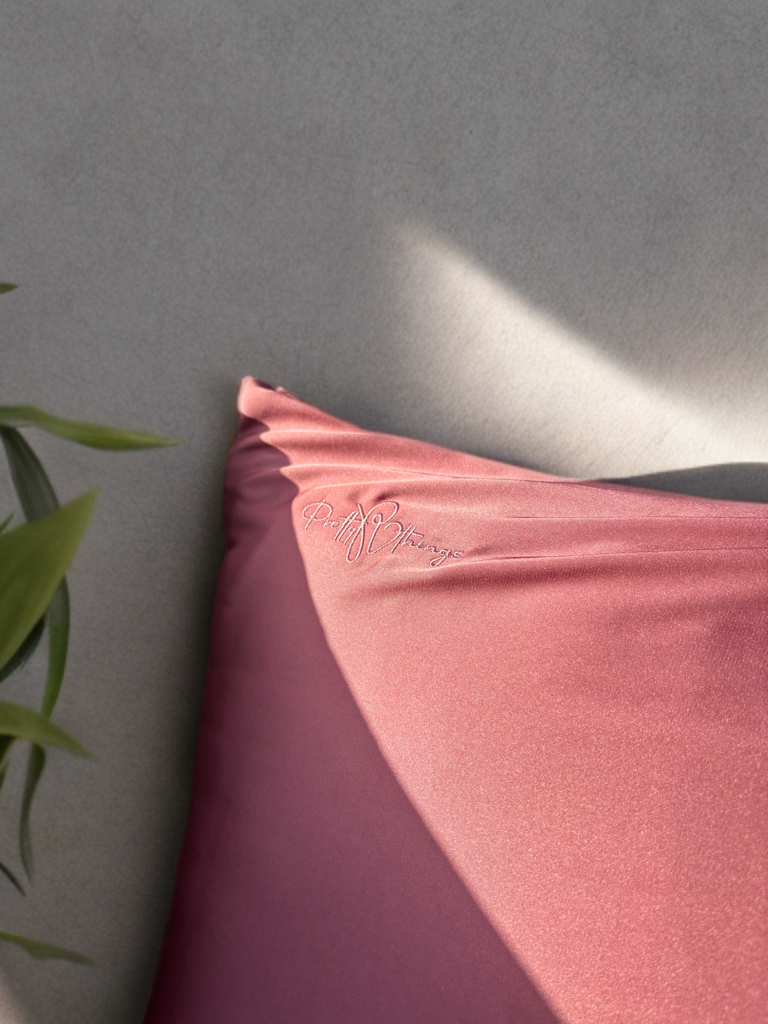 pretty silk pillowcase
