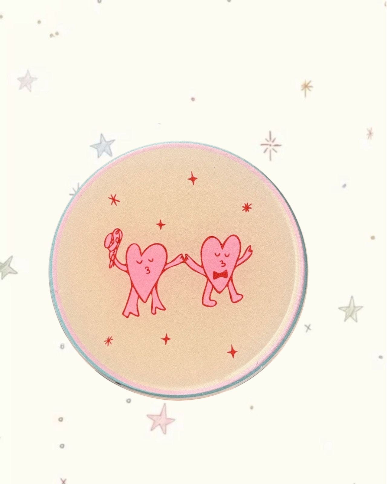 create your own pretty coaster set