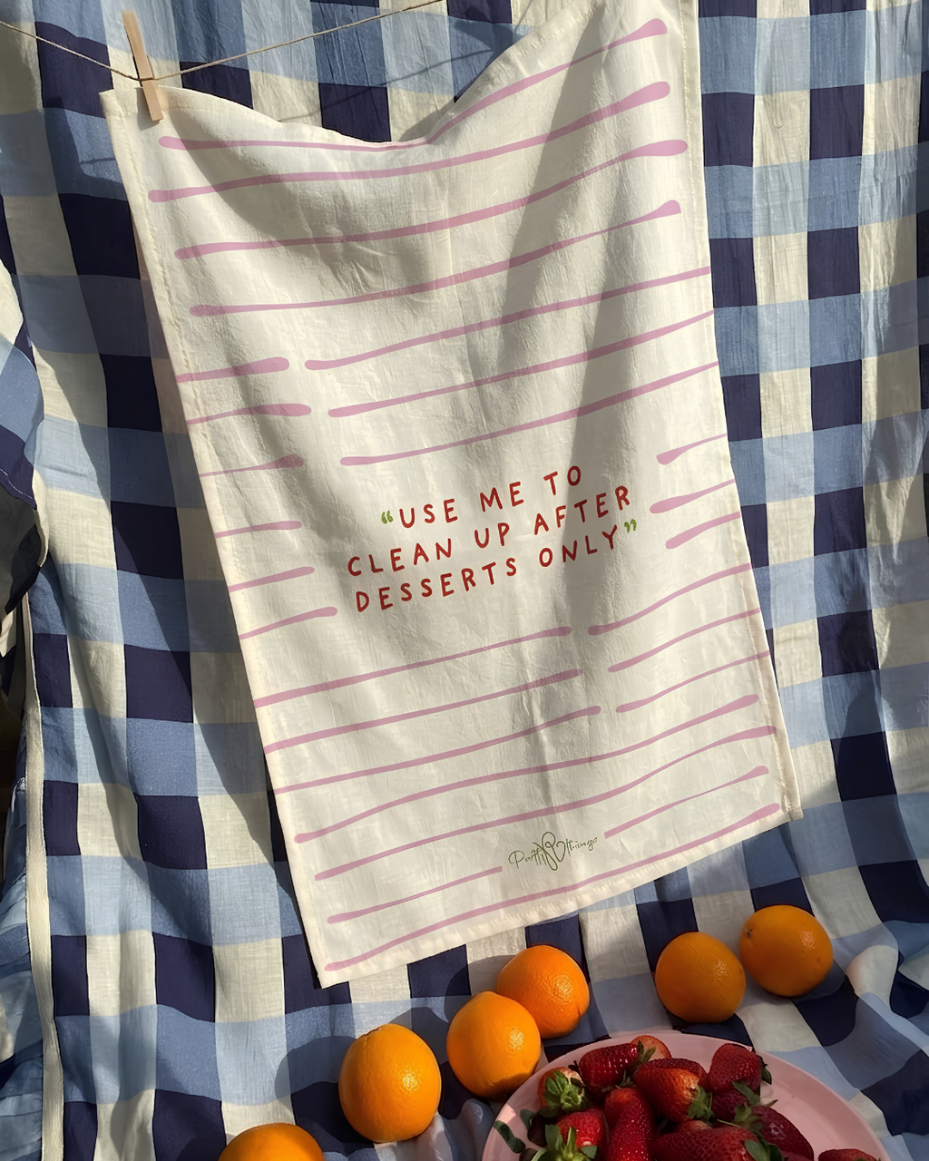 pretty cooked kitchen towel set