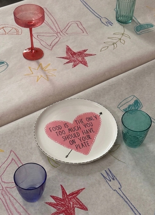 pretty too much plate