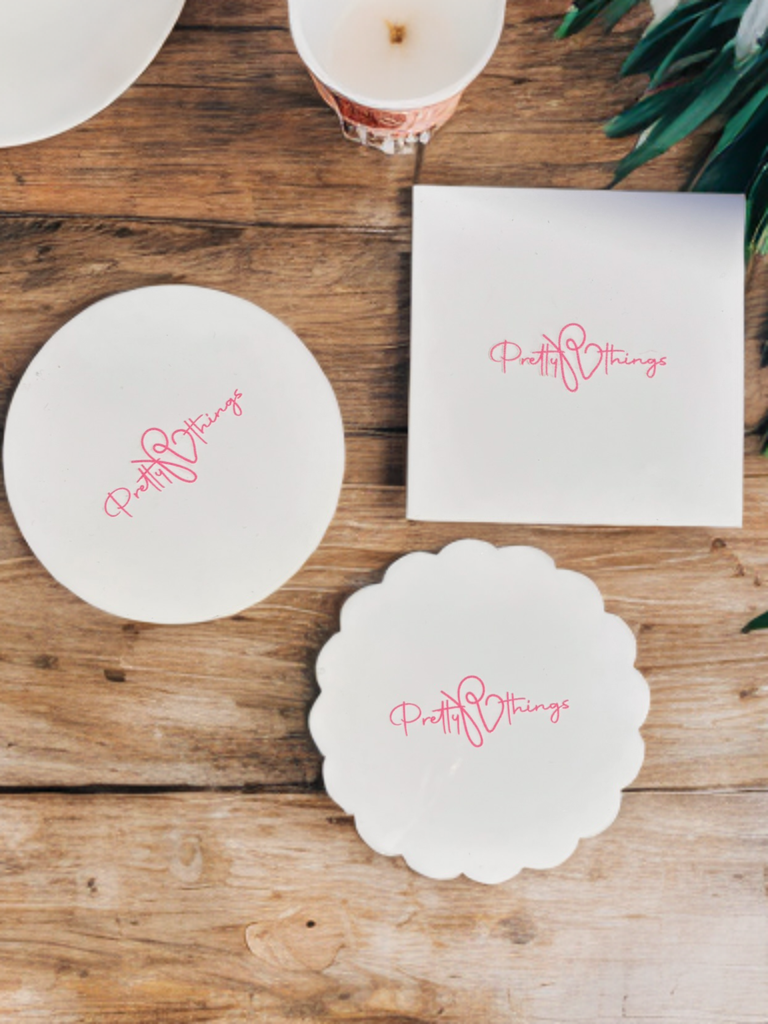 pretty warm coaster set