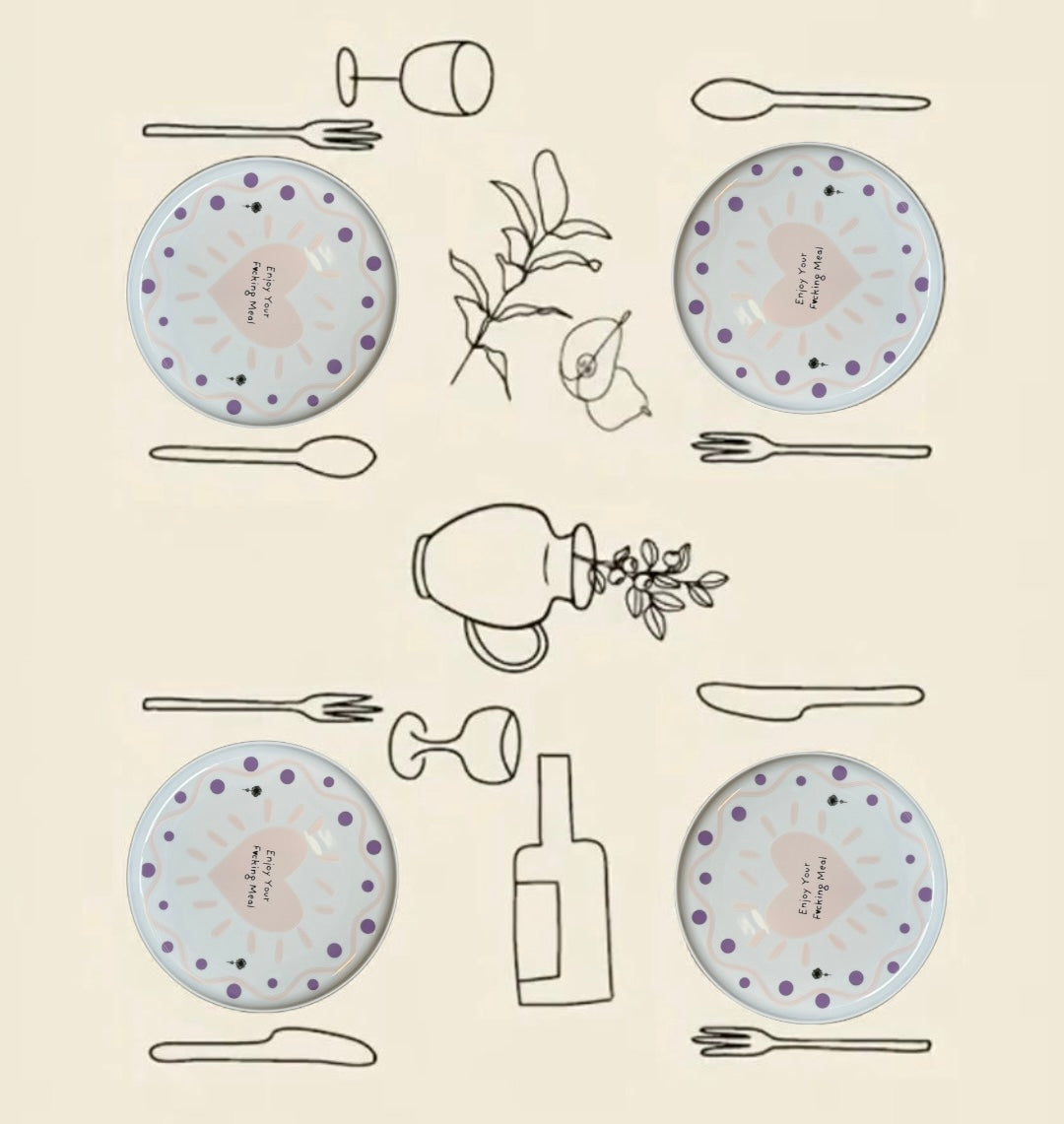 pretty f❤︎cking plate