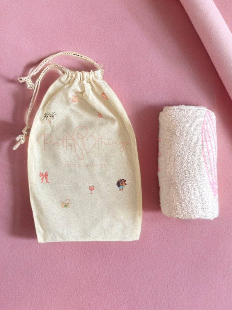 pretty vibes beach towel