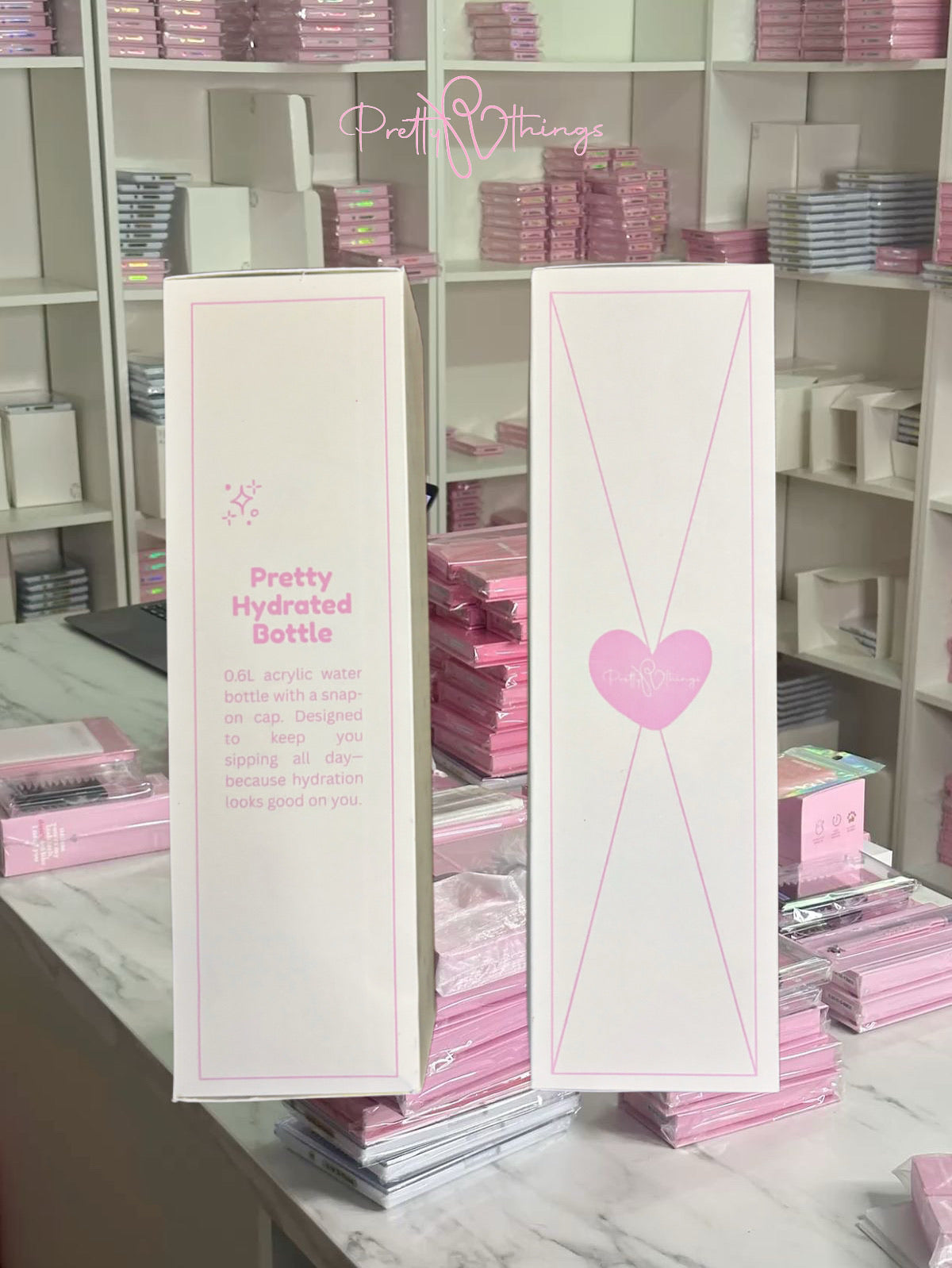 pretty hydrated bottle