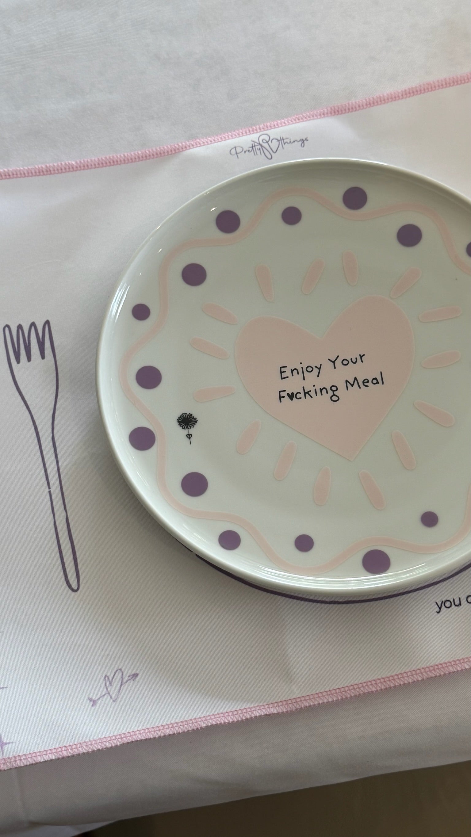 pretty f❤︎cking plate