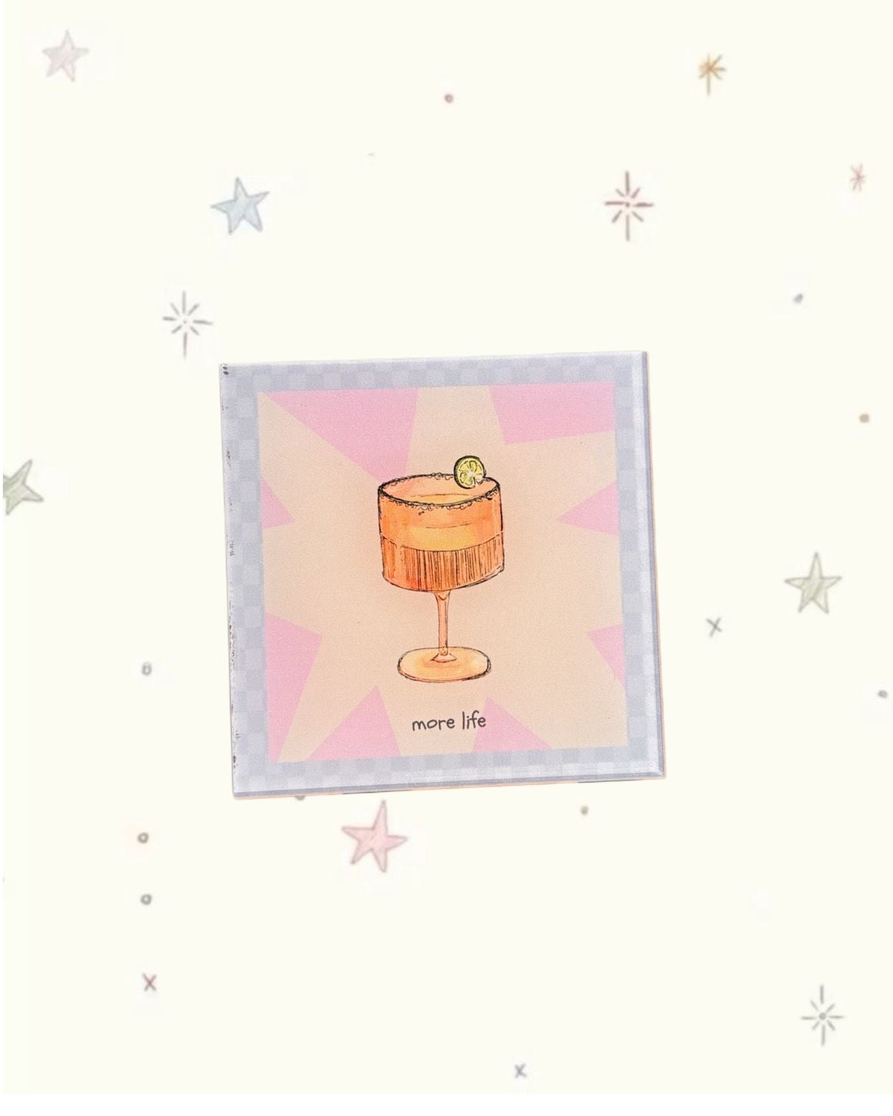 create your own pretty coaster set