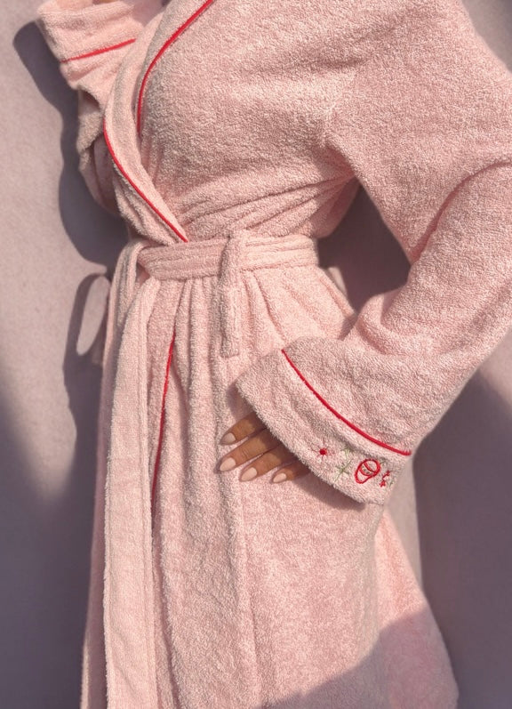 pretty christmas bathrobe