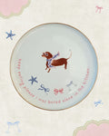 pretty bored pup plate