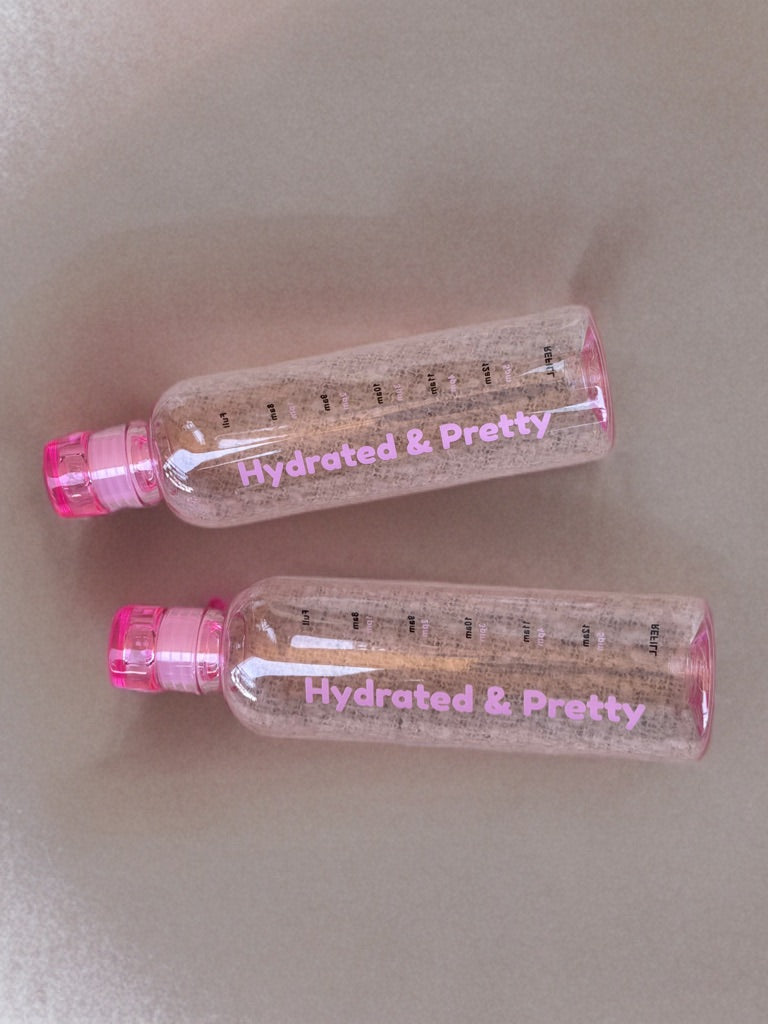 pretty hydrated bottle