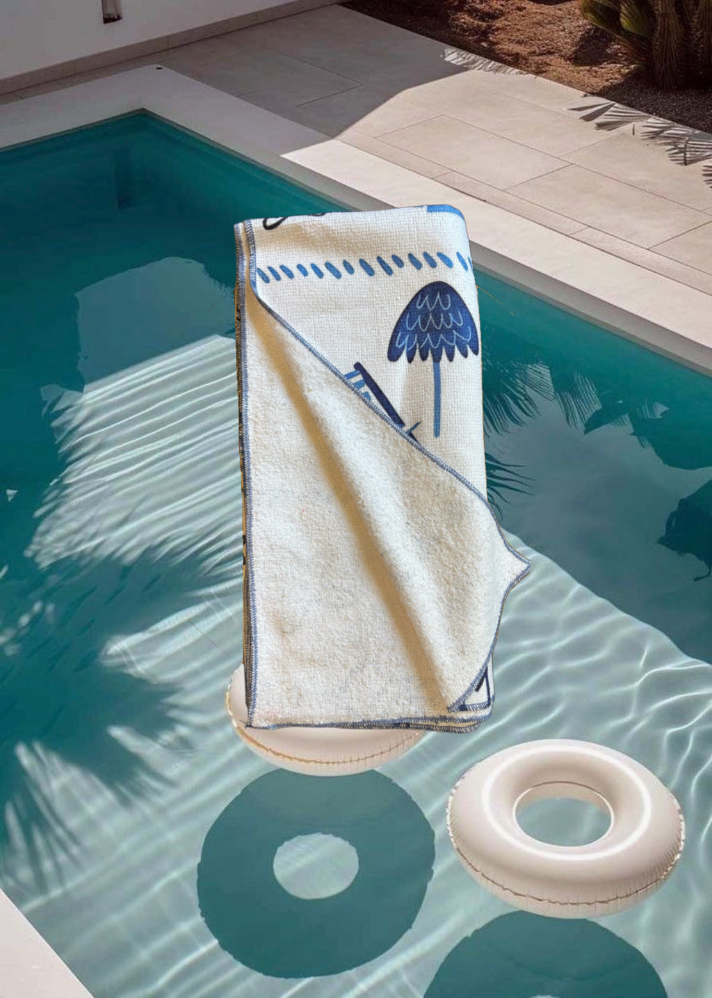 pretty coastal beach towel