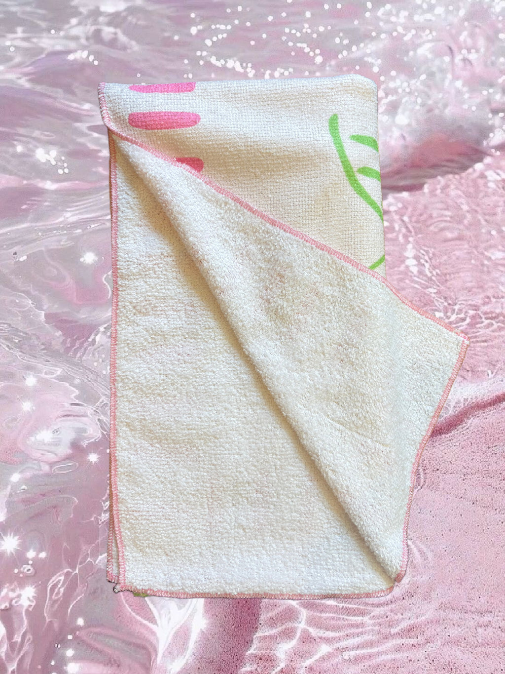 pretty vibes beach towel