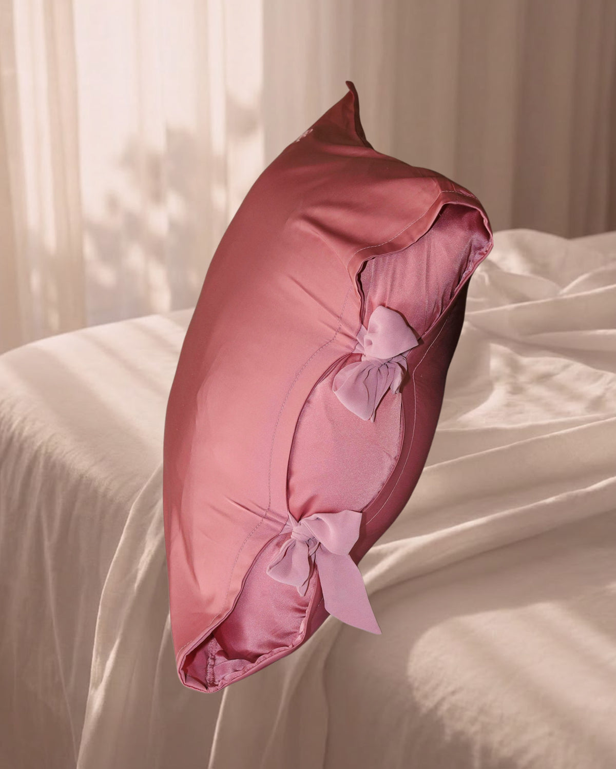 pretty silk pillowcase