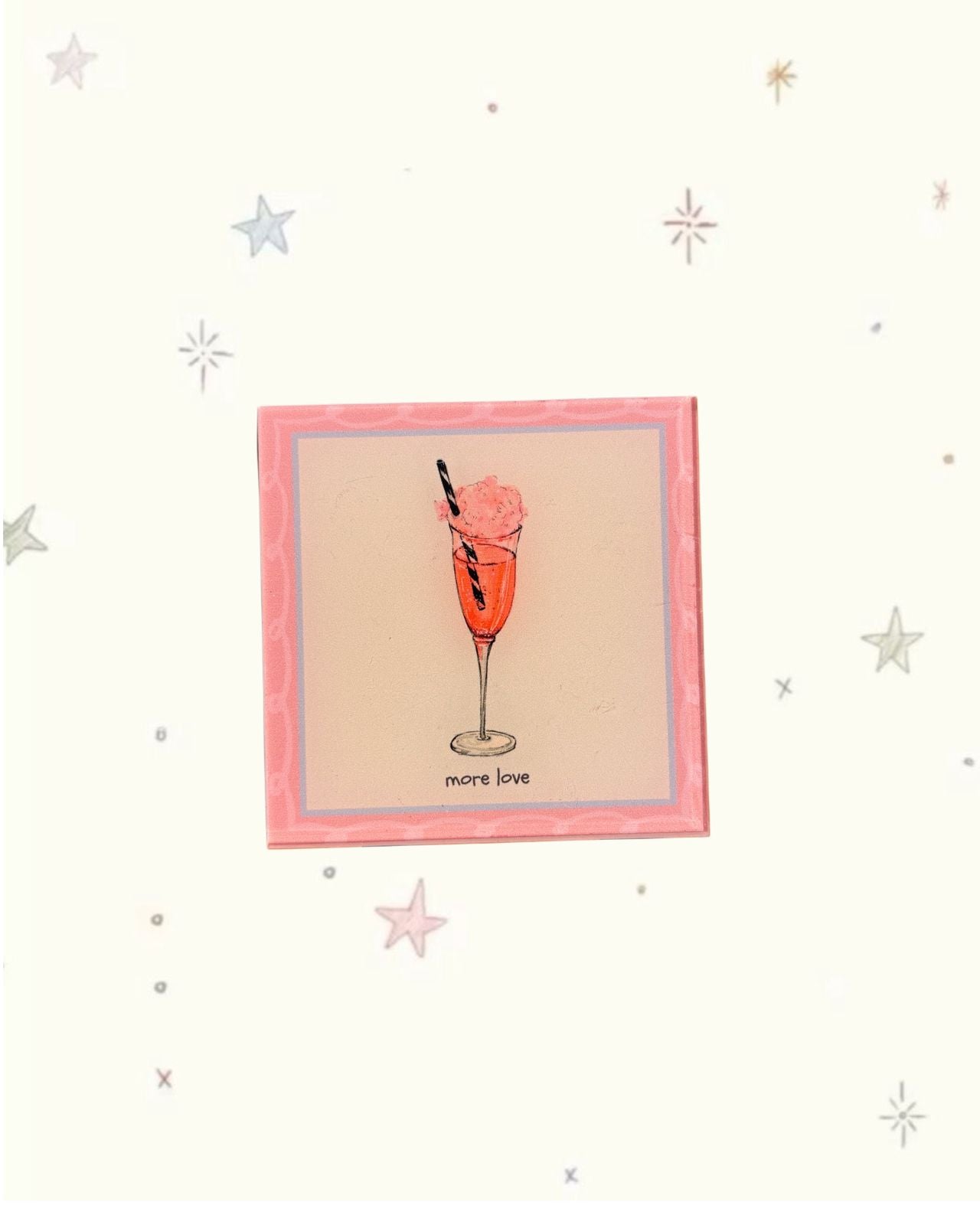 create your own pretty coaster set