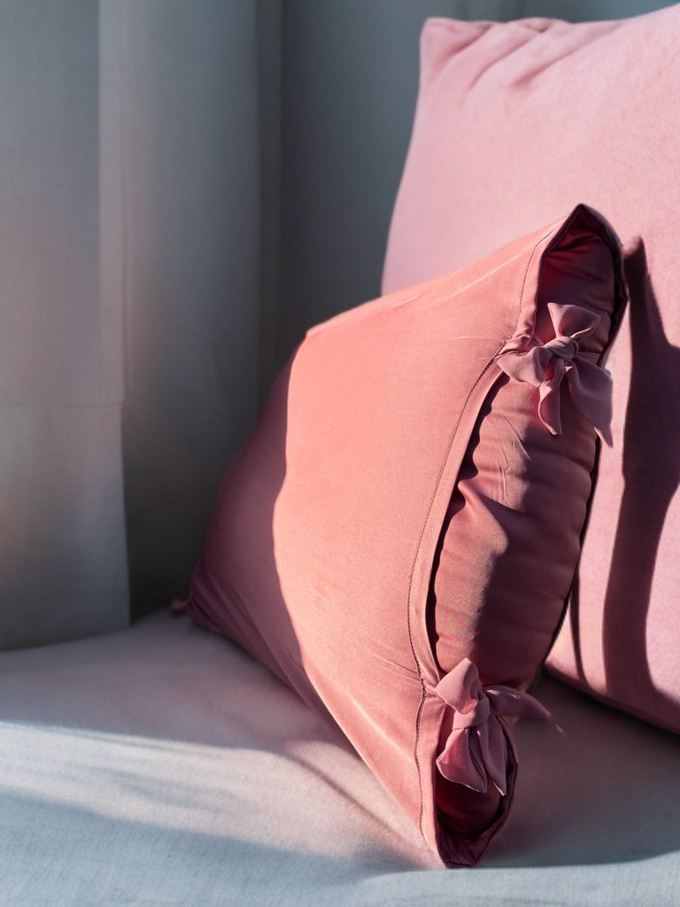 pretty silk pillowcase