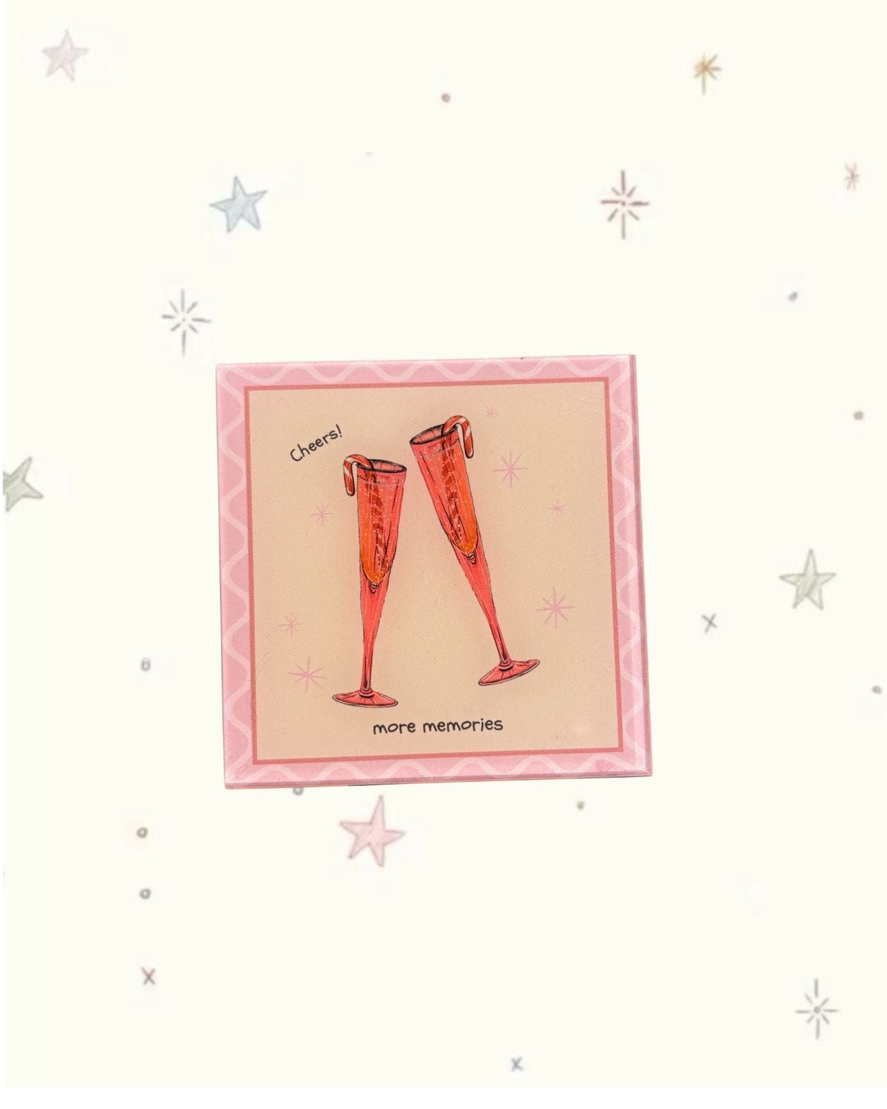 create your own pretty coaster set