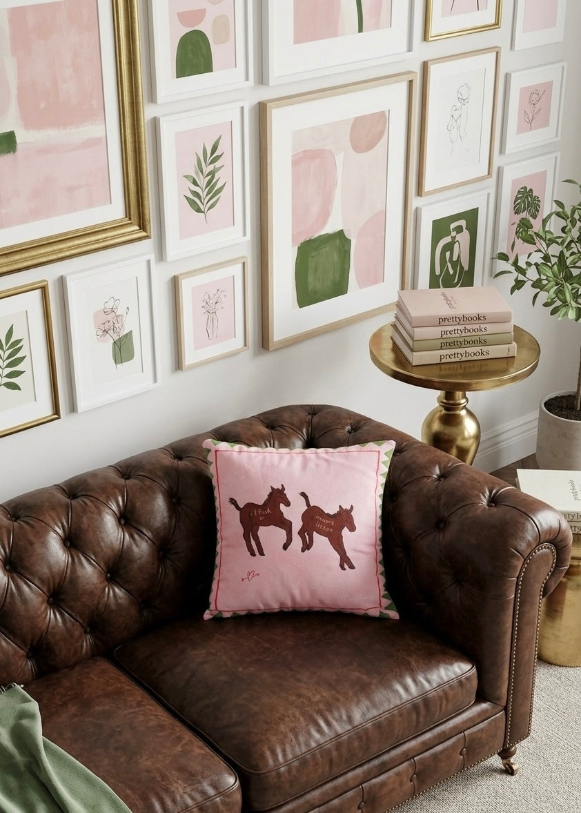 pretty horse cushion covers