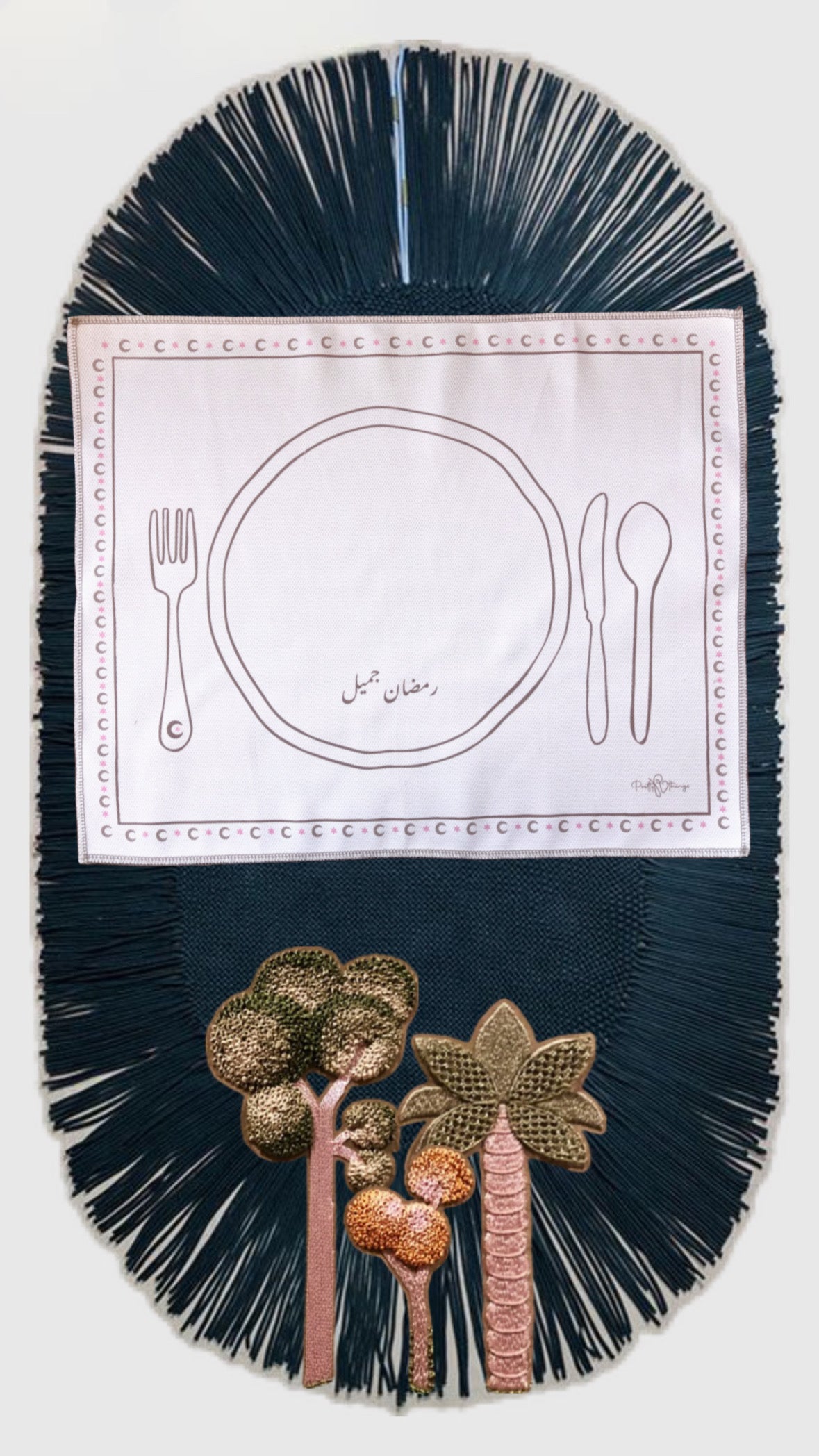 pretty ramadan placemats