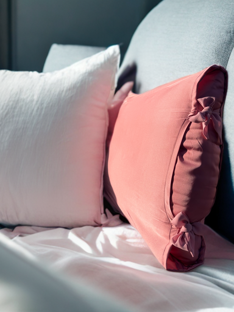 pretty silk pillowcase