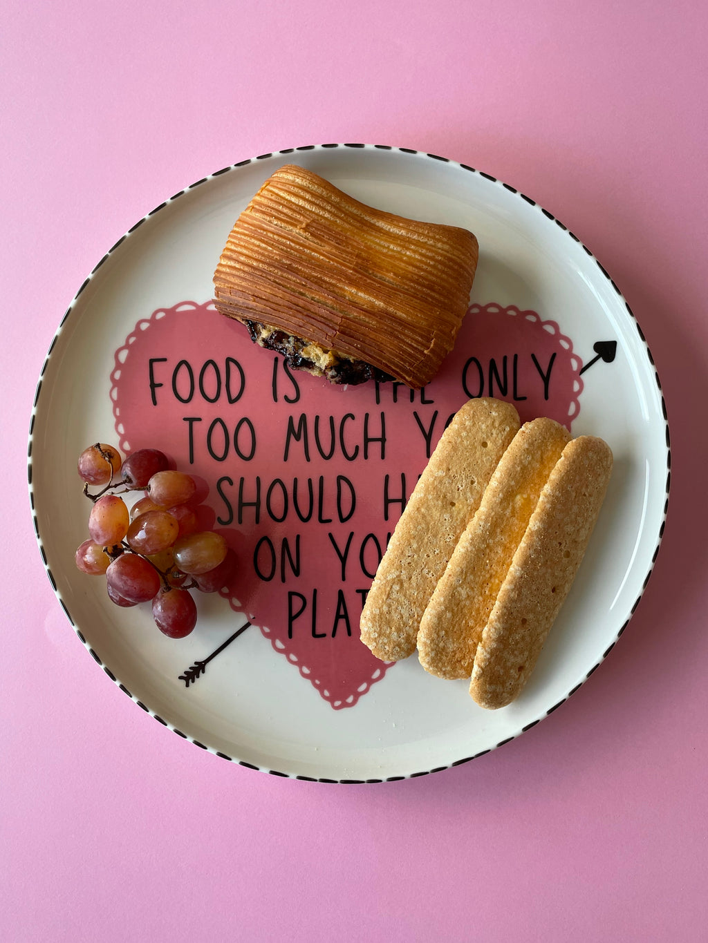 pretty too much plate