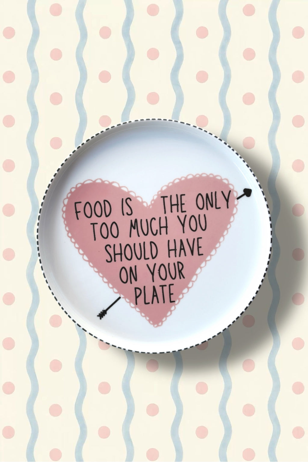 pretty too much plate