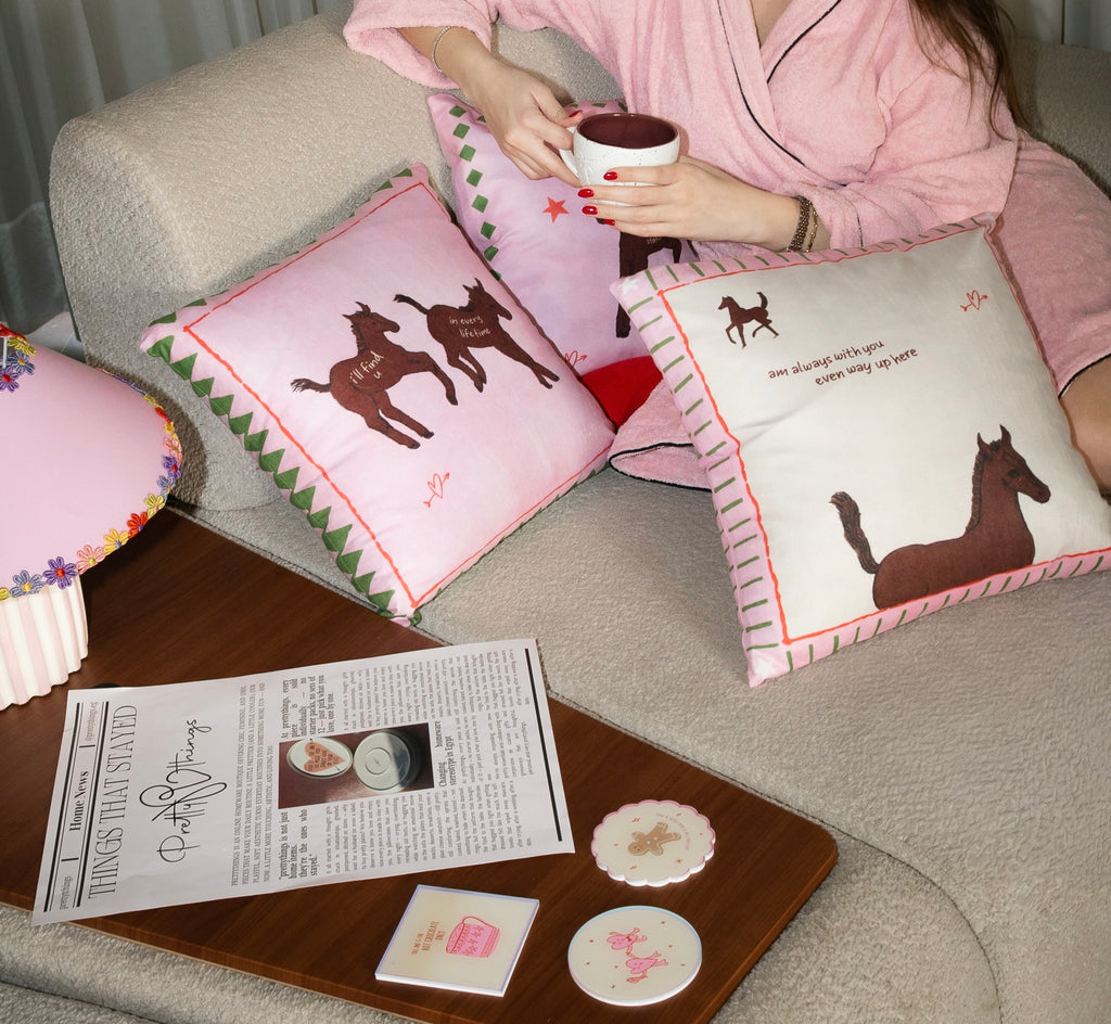 pretty horse cushion covers