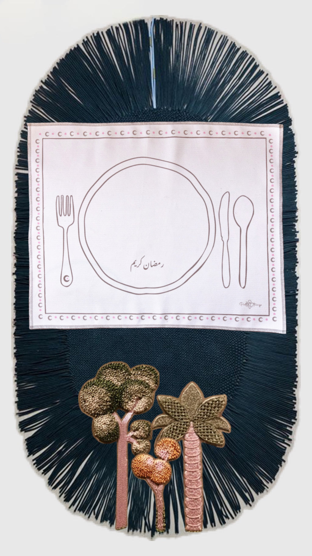 pretty ramadan placemats