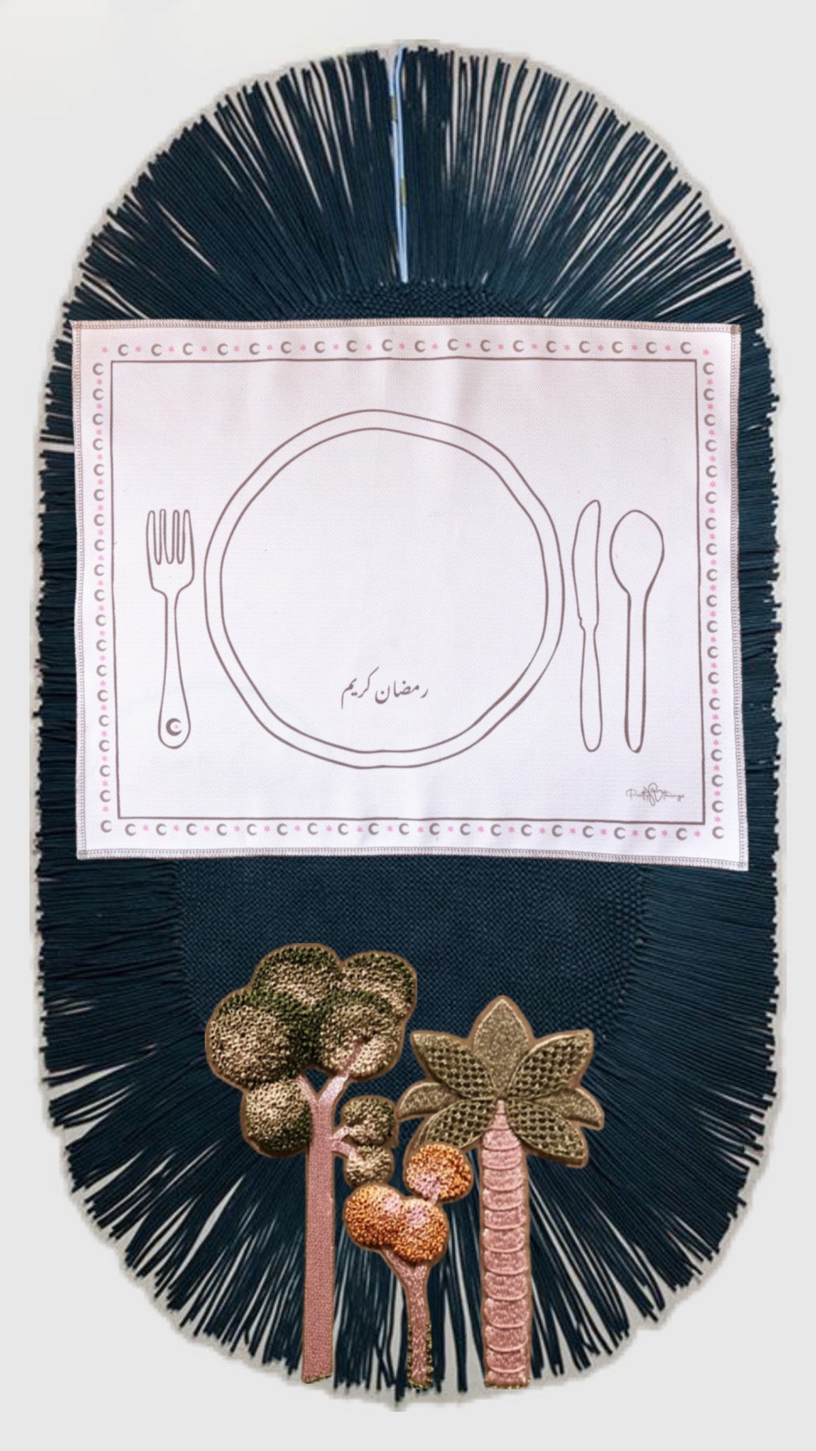 pretty ramadan placemats