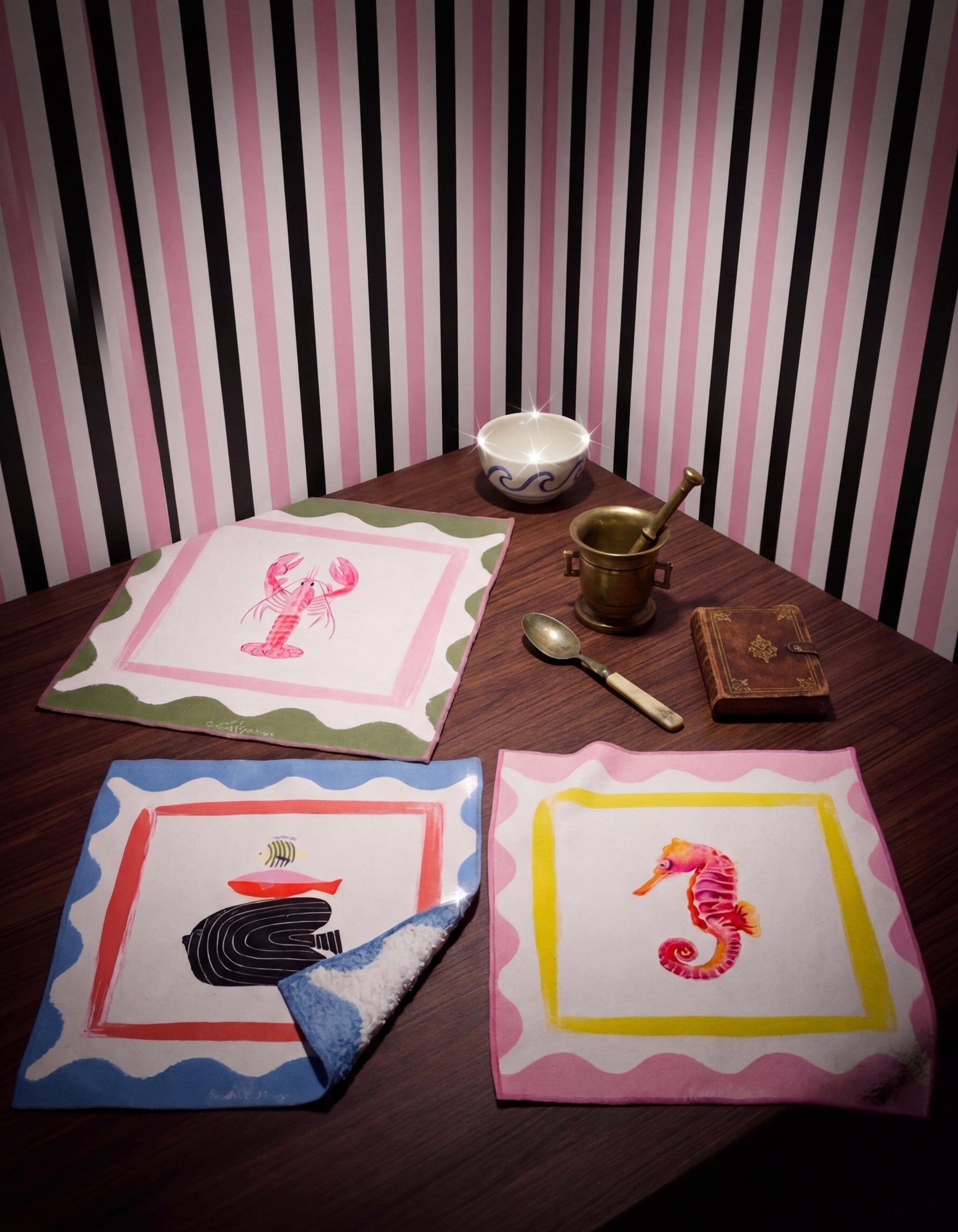 pretty kitchen towel set