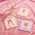 pretty more coaster set