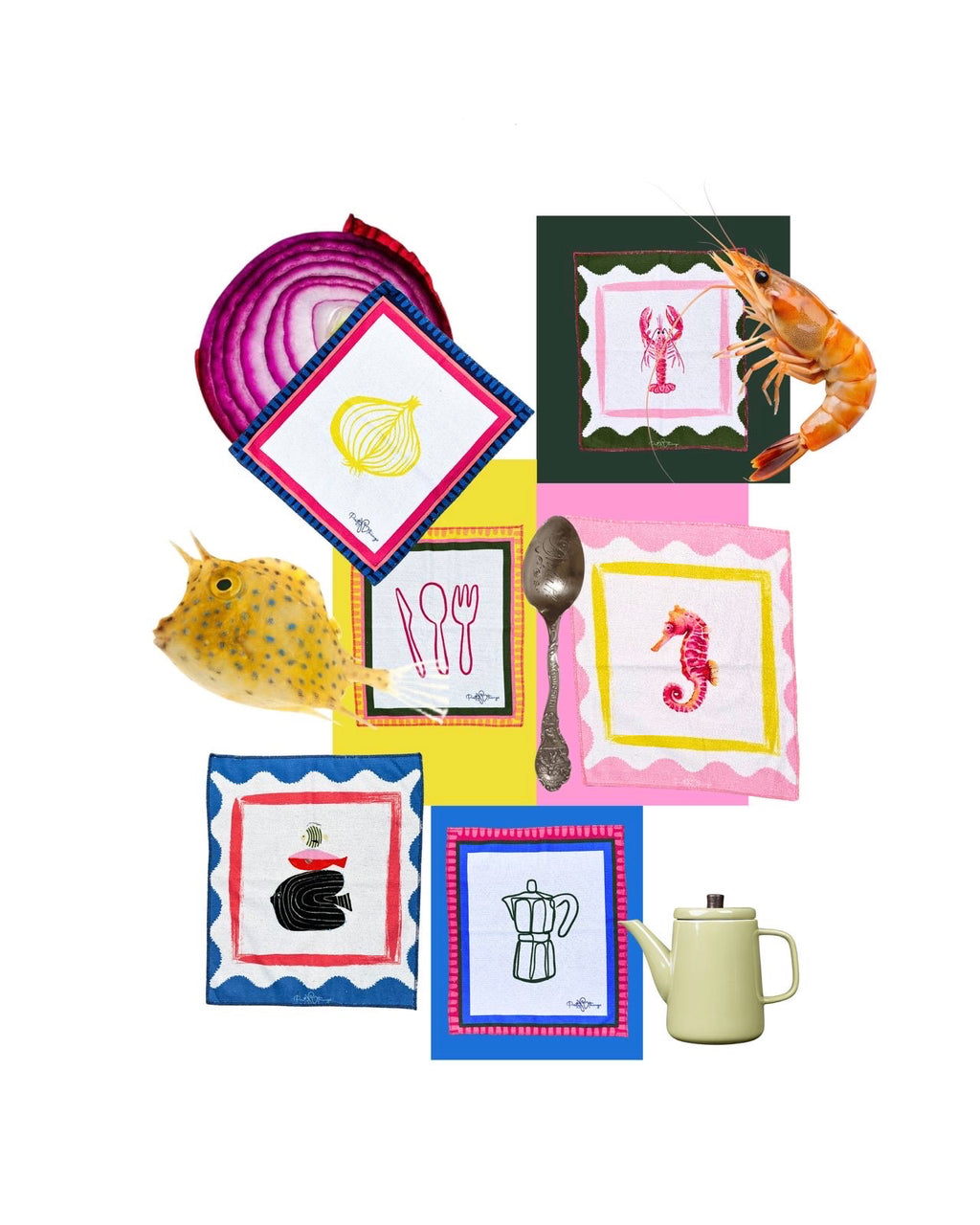 pretty kitchen towel set