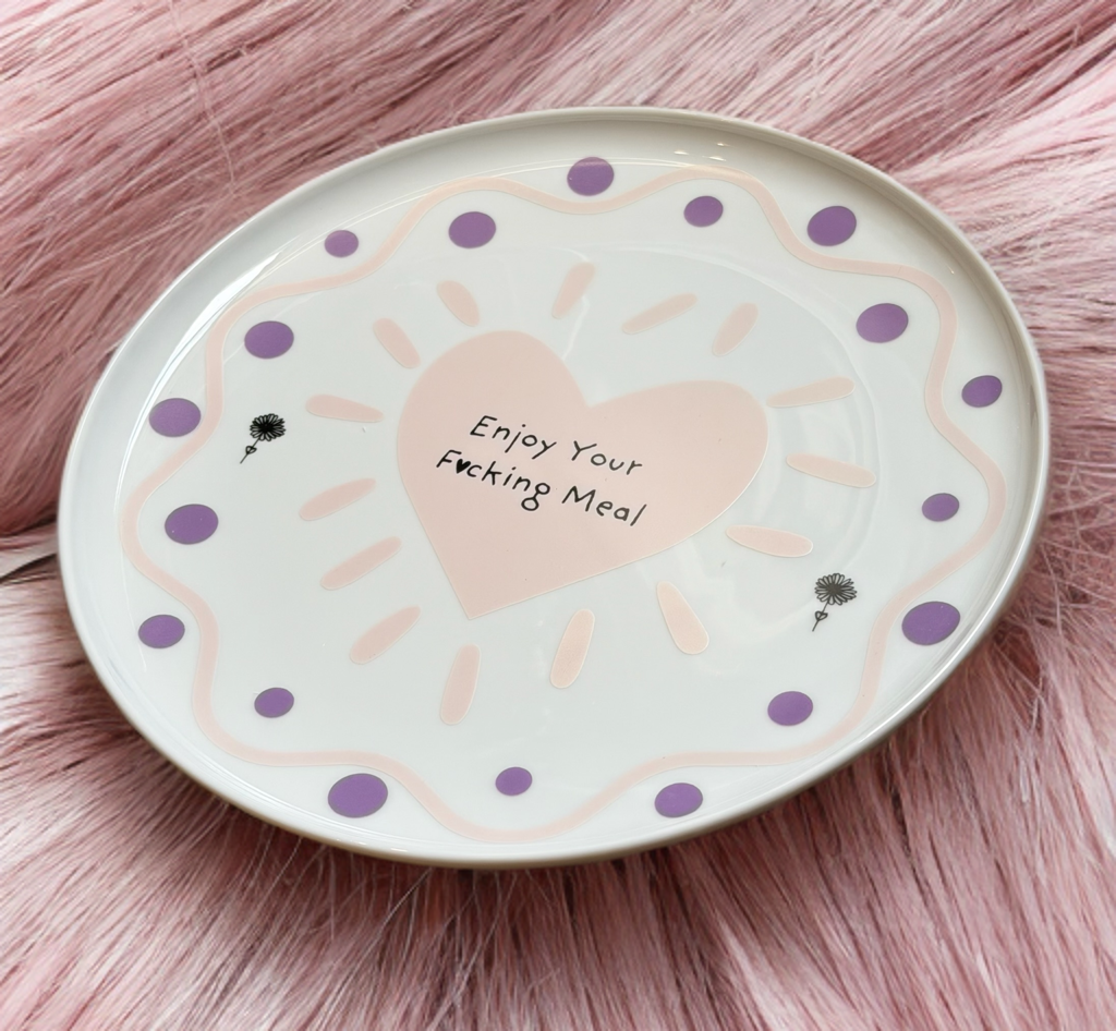 pretty f❤︎cking plate
