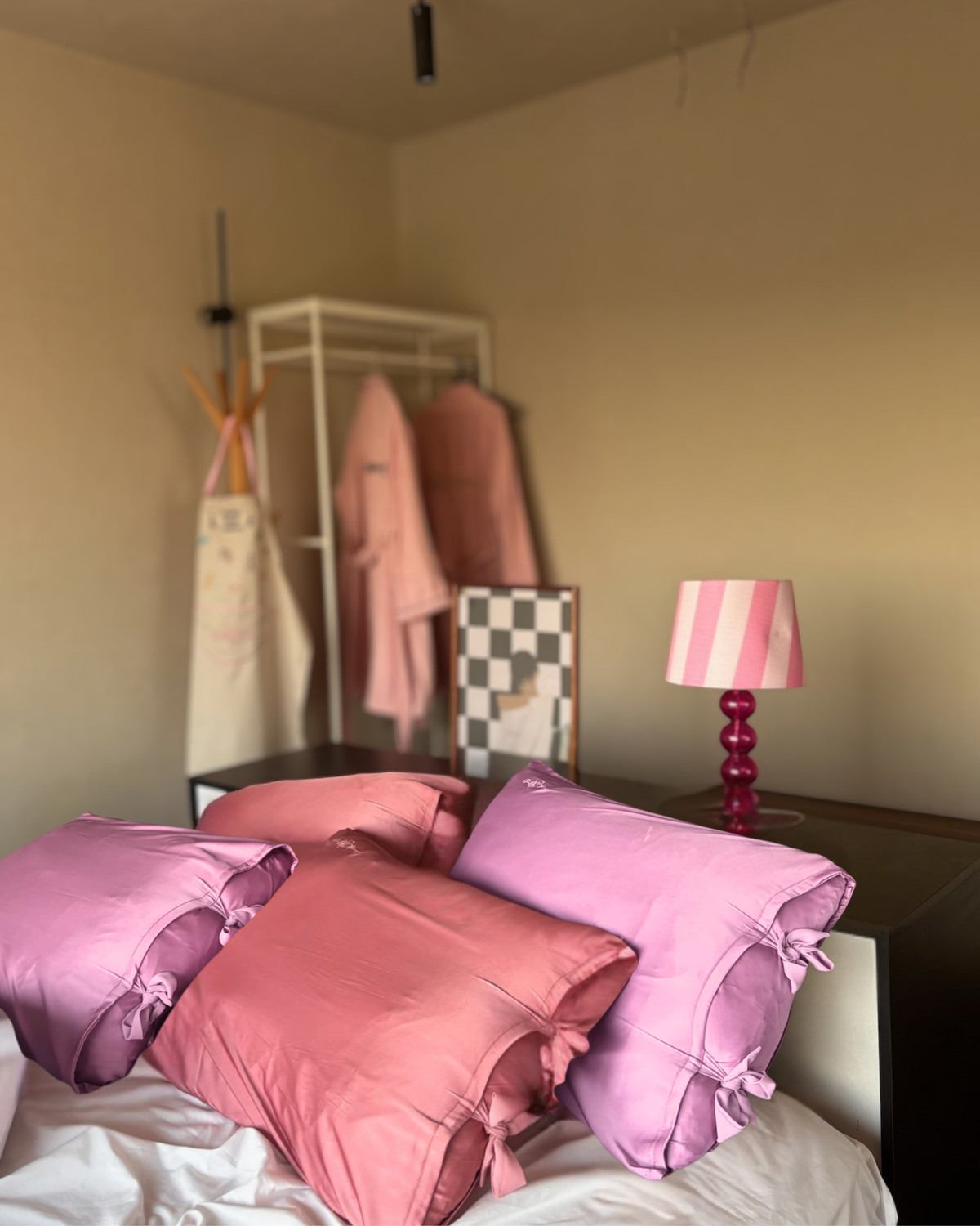 pretty silk pillowcase