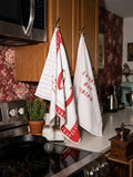 pretty cooked kitchen towel set