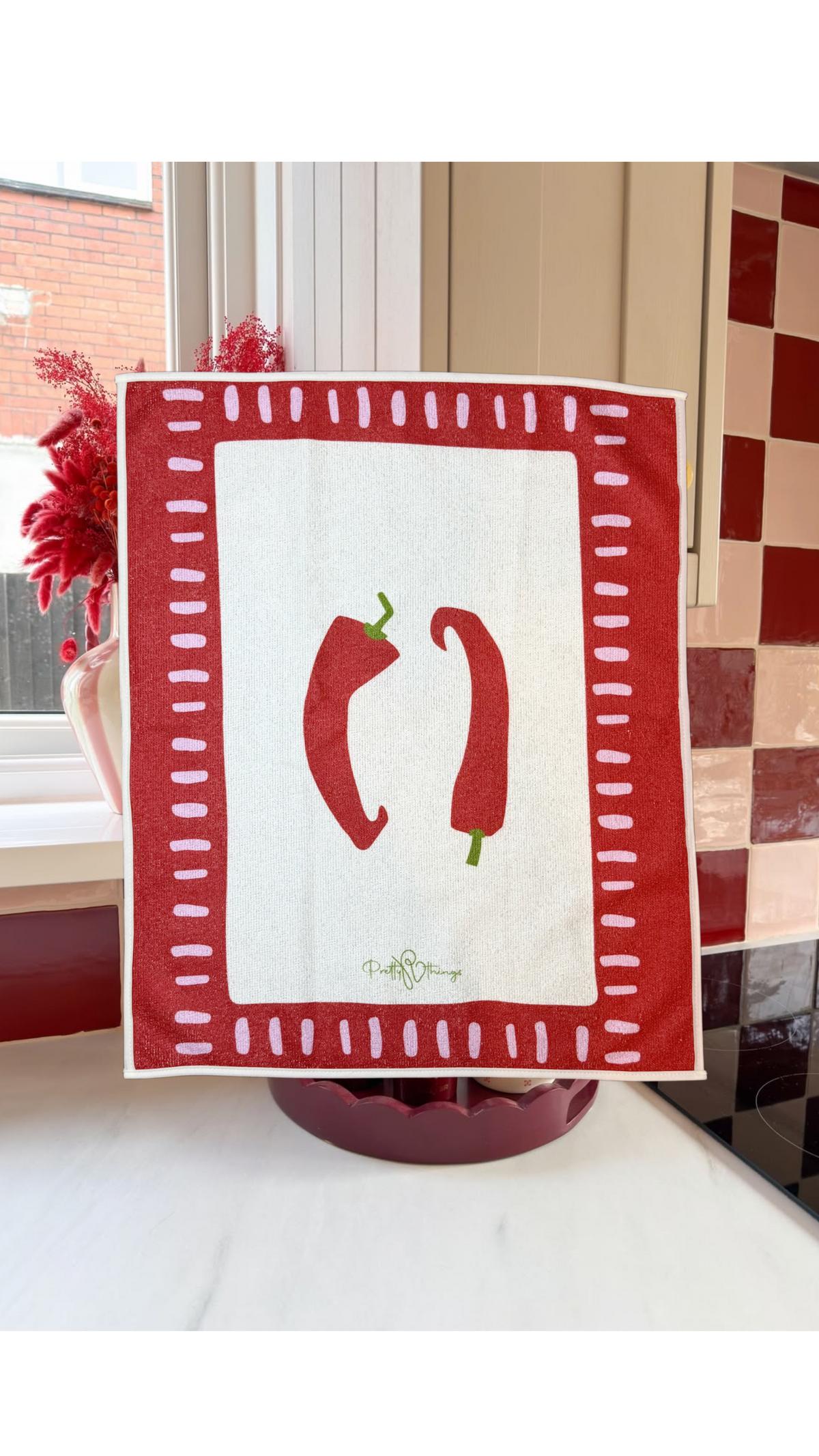 pretty cooked kitchen towel set