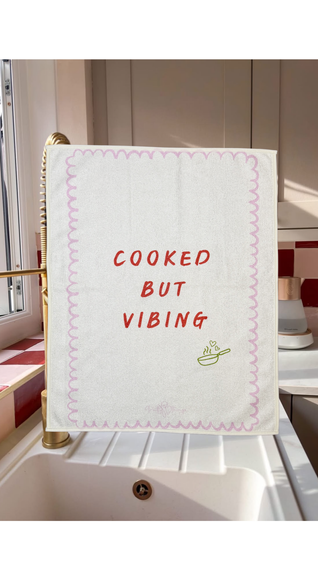 pretty cooked kitchen towel set