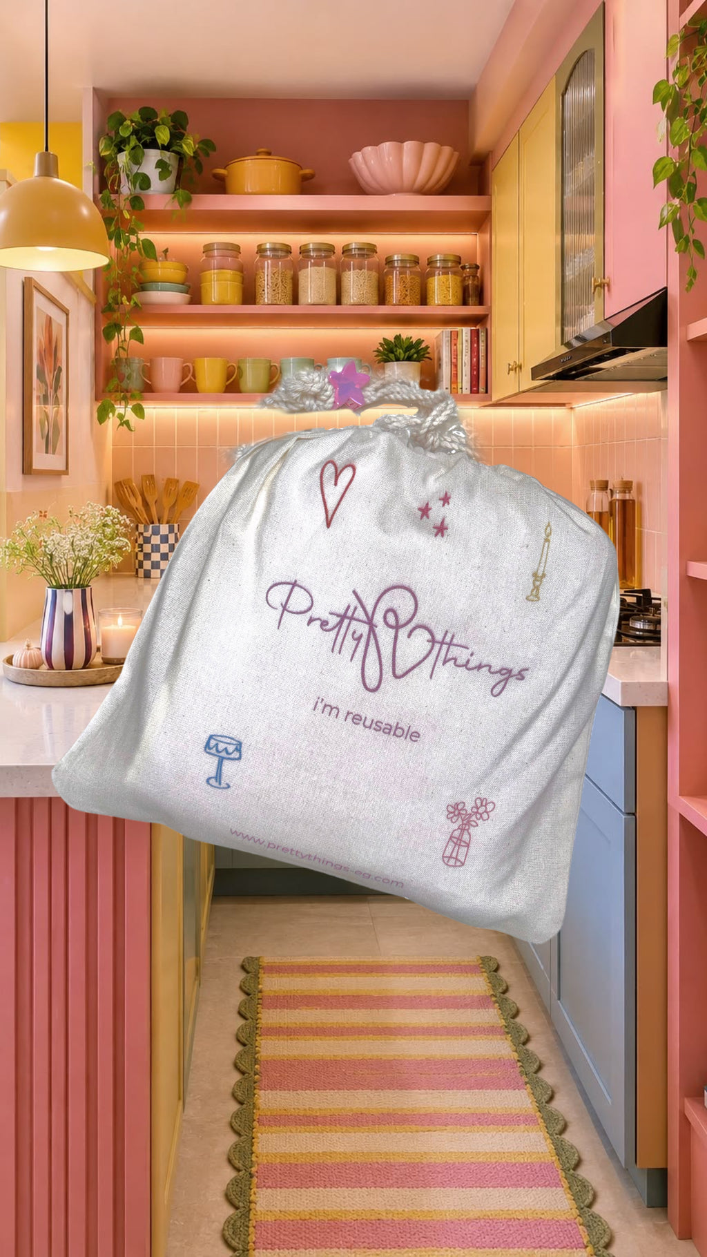 pretty cooked kitchen towel set