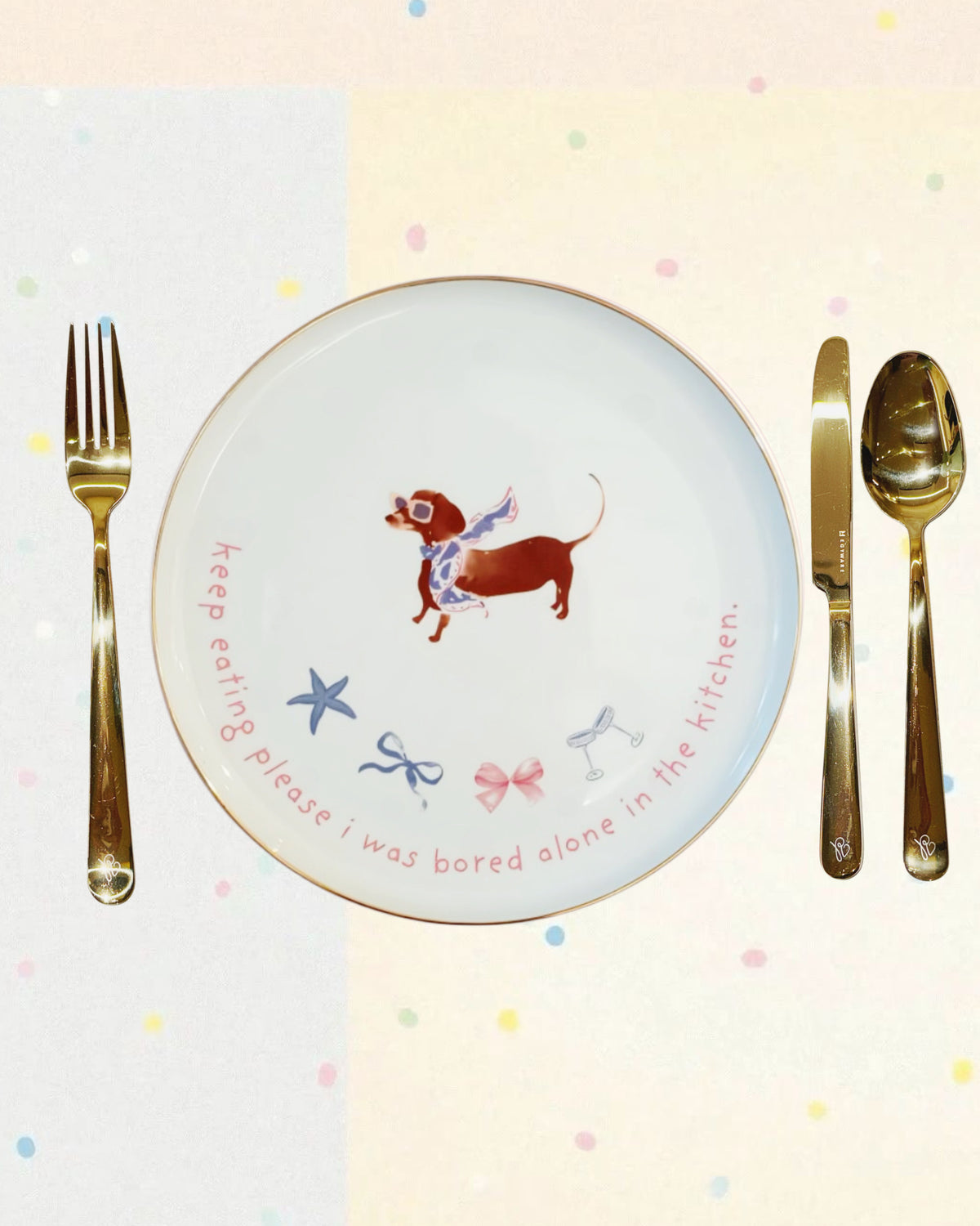 pretty dinner set