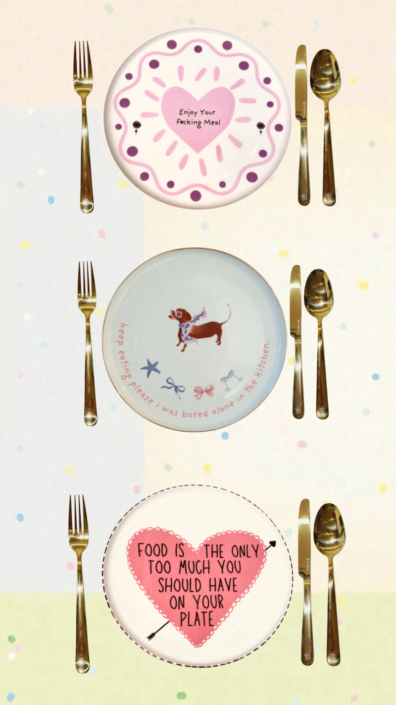 pretty dinner set