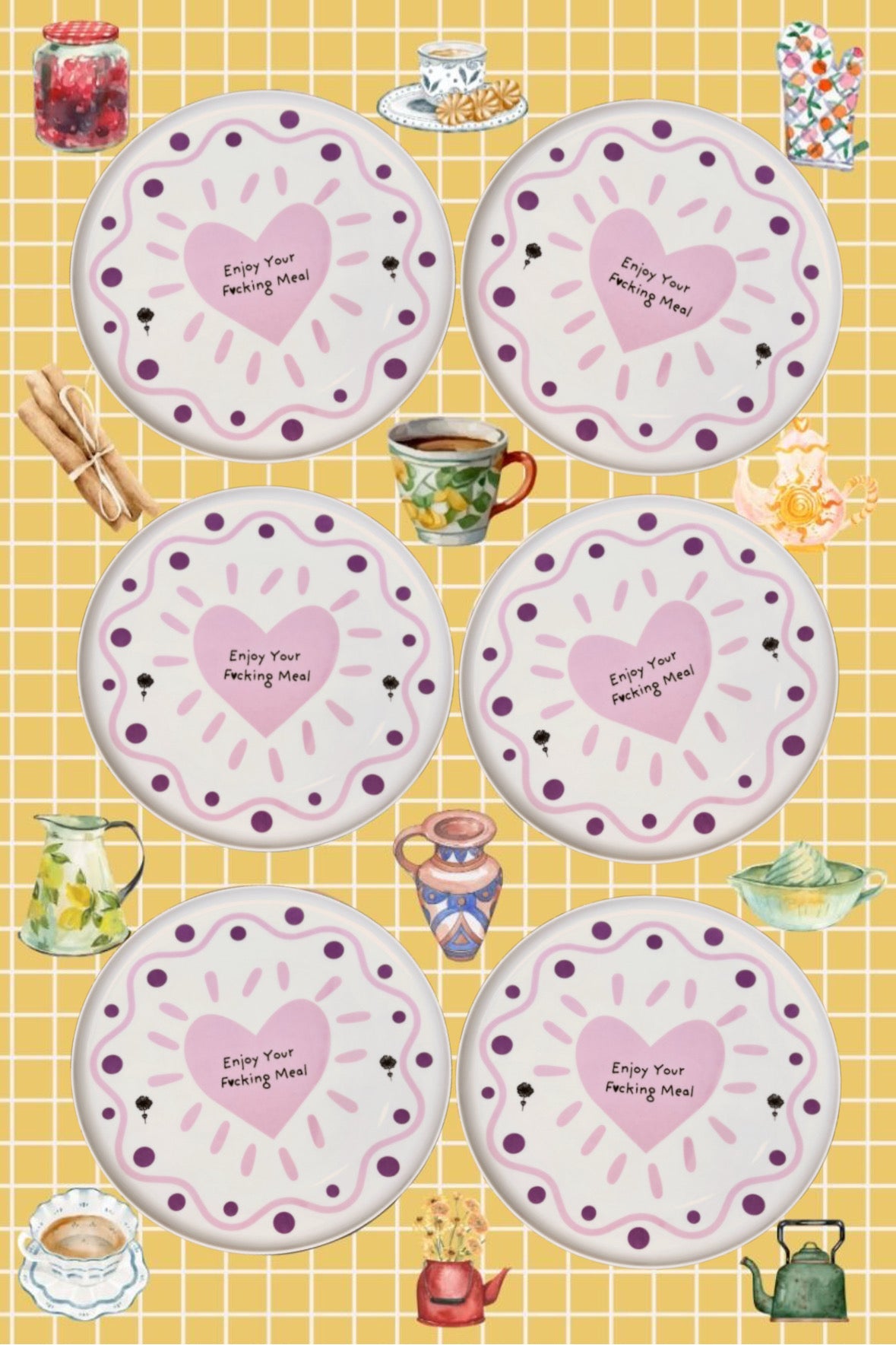 pretty f❤︎cking plate