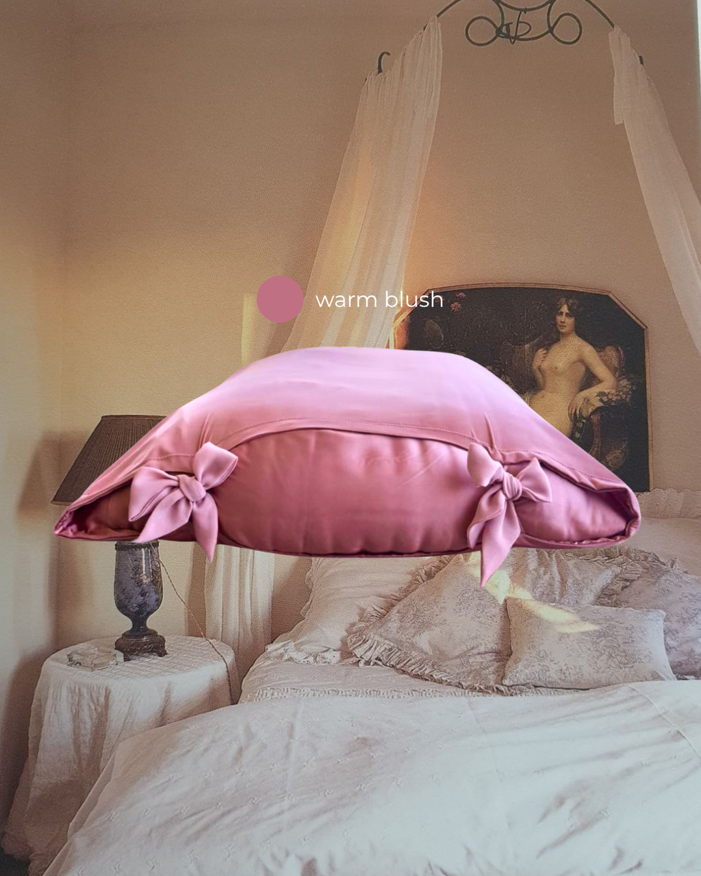 pretty silk pillowcase
