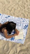 pretty coastal beach towel