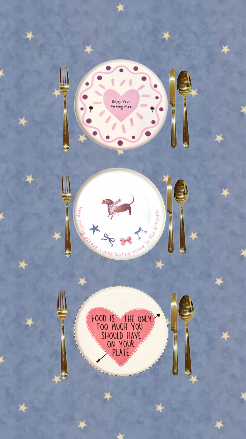 pretty dinner set