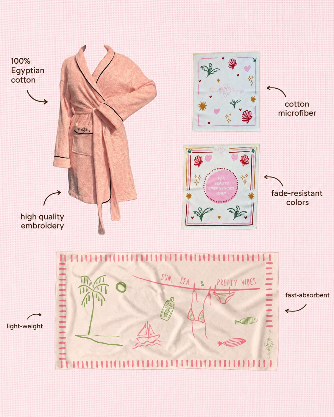 pretty travelling pack